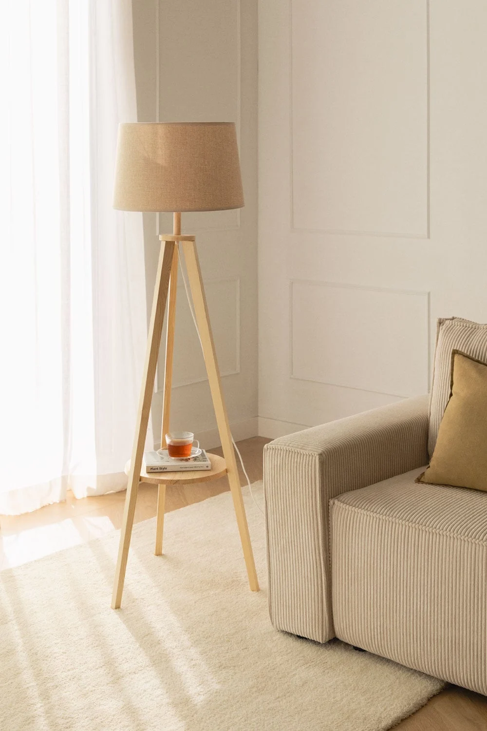Stehlampe aus Bambus Ripod