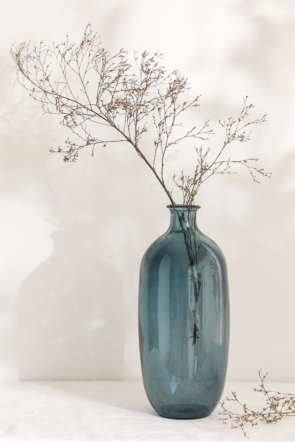 Vase aus recyceltem Glas Lumas