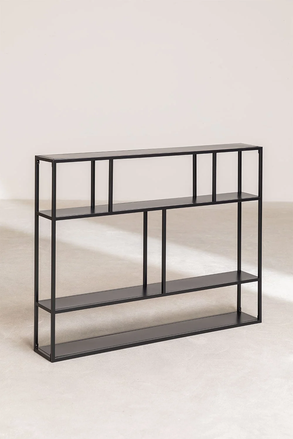 Modulares Wandregal 120x90 cm aus Thura-Stahl