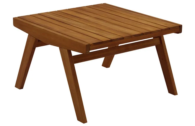 Niedriger Gartentisch aus Massivholz TIDAK