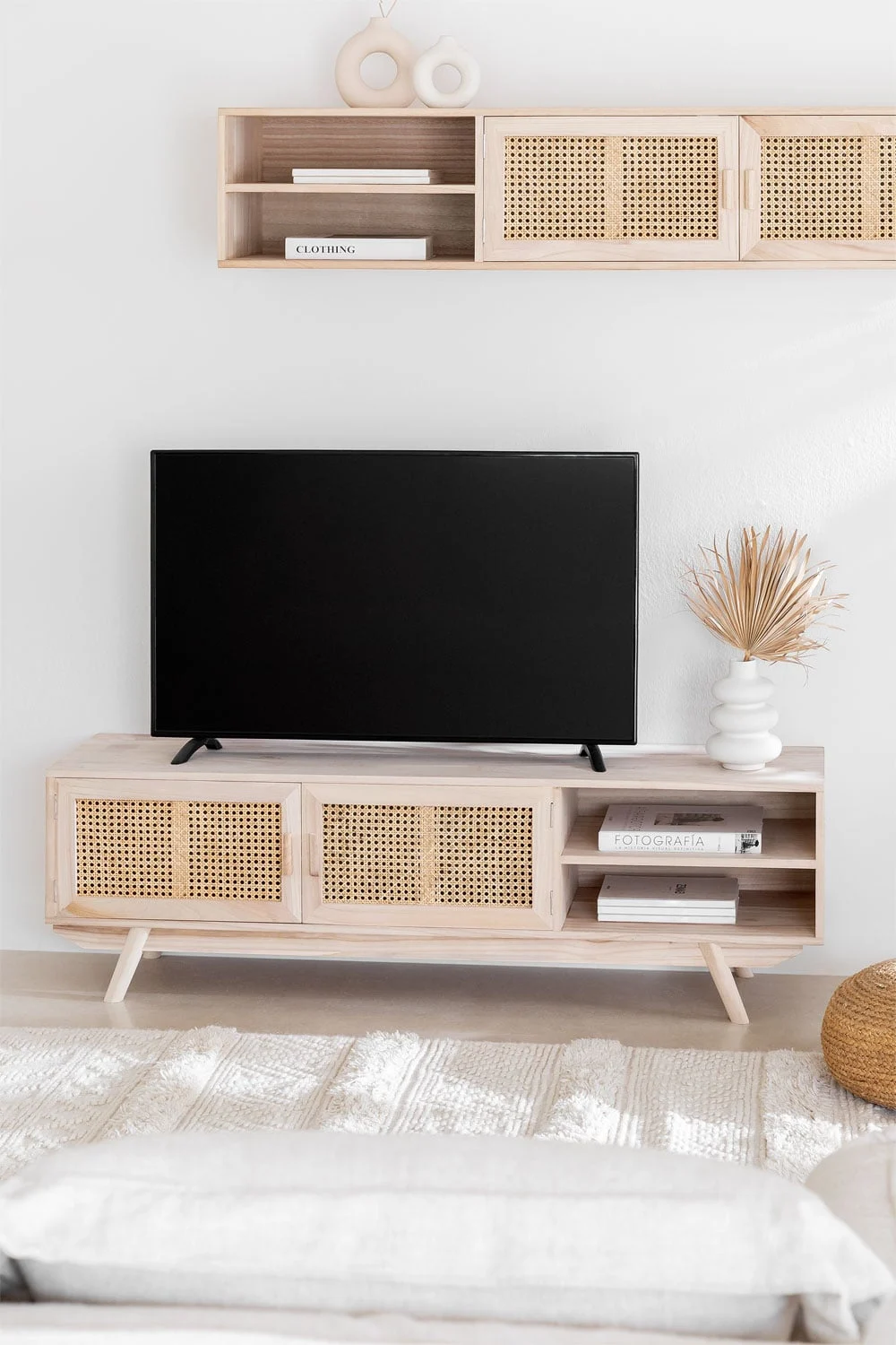 TV-Möbel 150x40 cm aus Holz Ralik