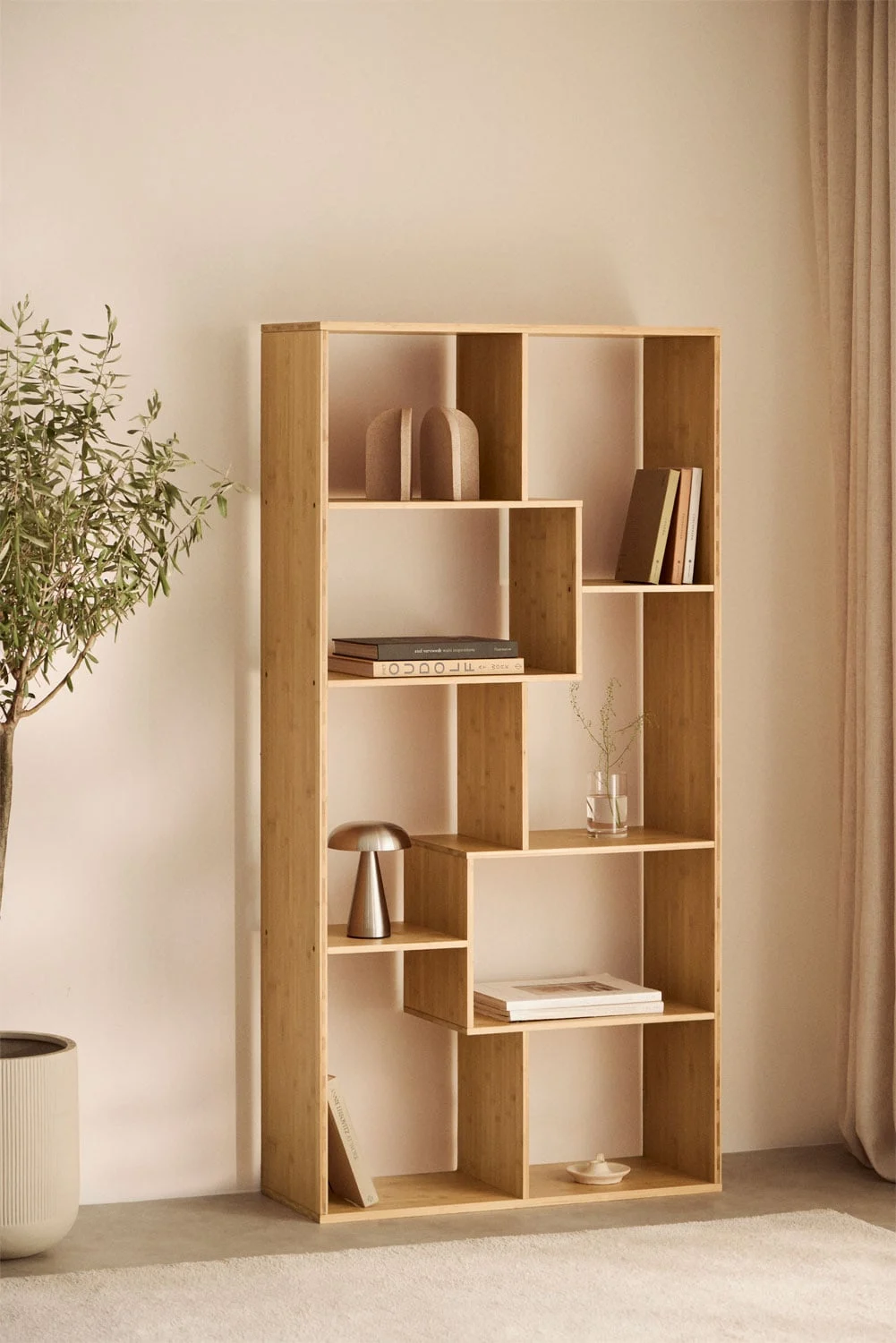 Regal 80x160 cm aus Bambus Treive