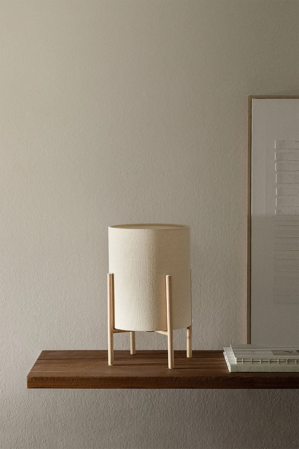 Tischlampe aus Stoff Saek