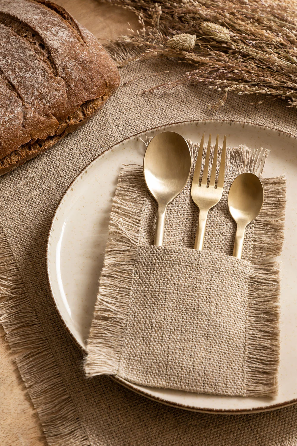 Set mit 4 Aratz Besteckhüllen