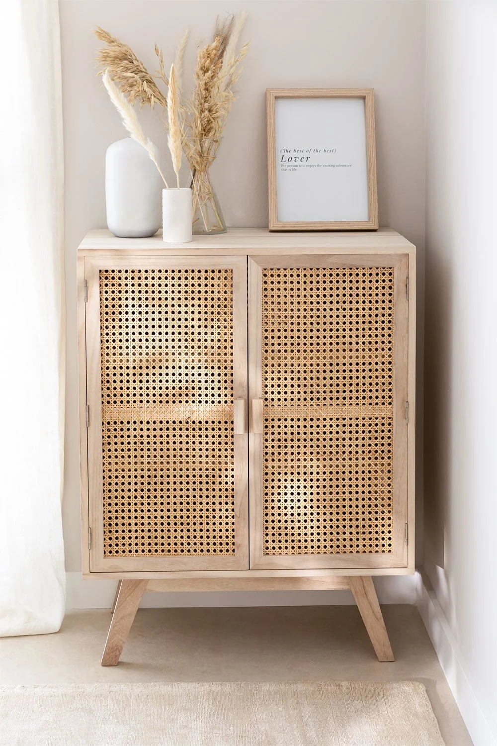 Aparador aus Holz mit 2 Türen aus Holz Ralik Design