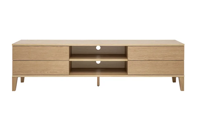 Skandinavisches TV-Möbel aus hellem Holz B180cm FREDDY