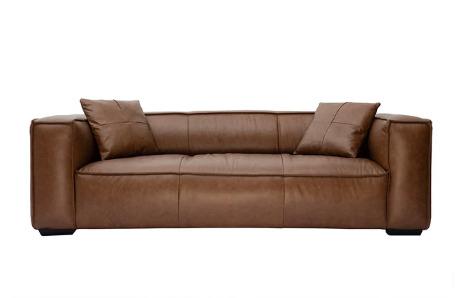 Sofa aus Büffelleder 3-Sitzer COBAIN