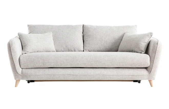 Sofa skandinavisch 3 Plätze hellgrau-meliert CREEP