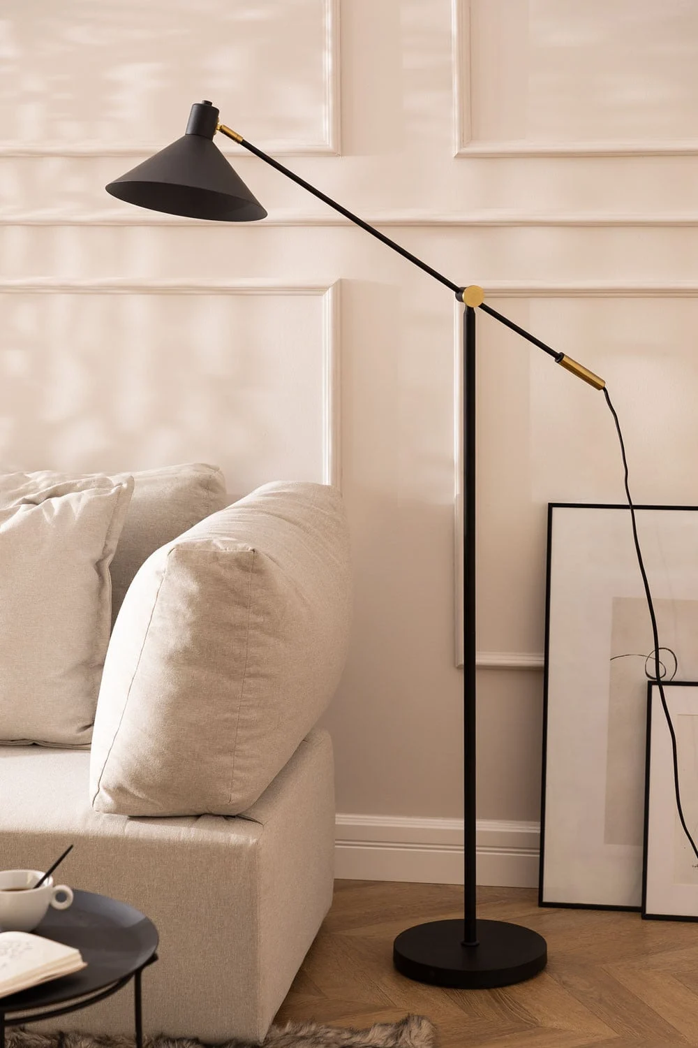 Stehlampe aus Eisen Francis