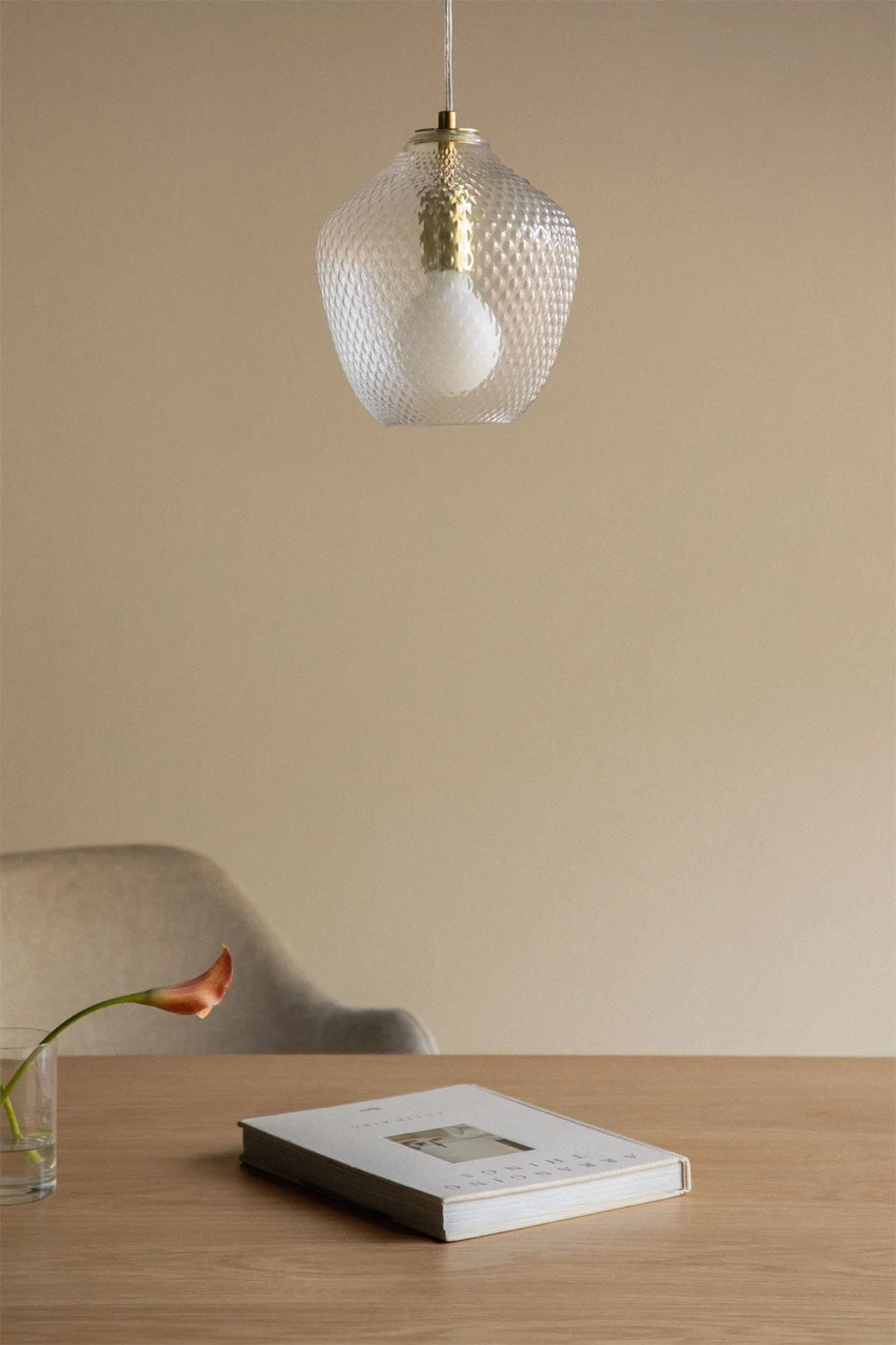 Hängende Deckenlampe aus Eisen und Kristall Taylor