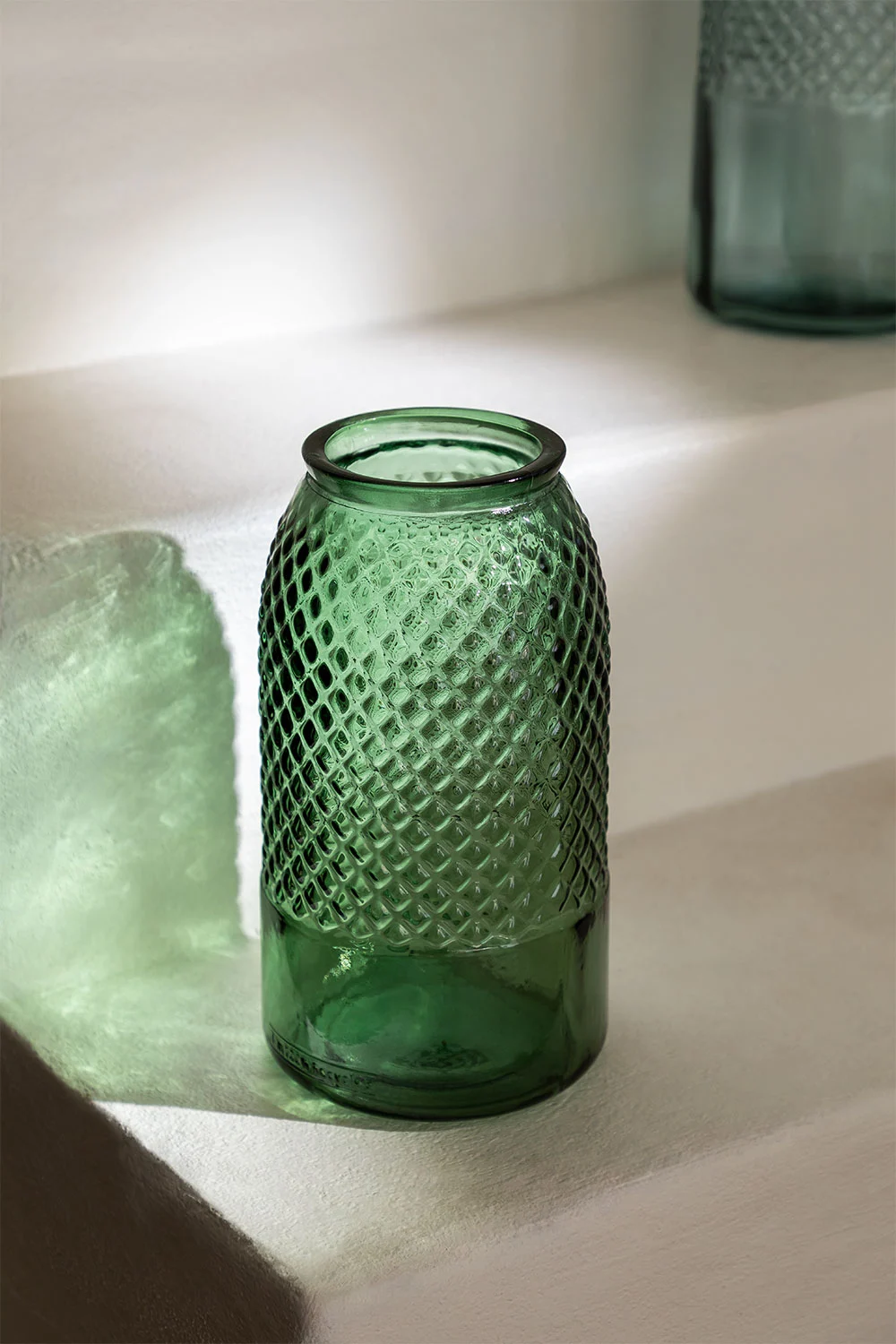 Vase aus recyceltem Glas Dinte
