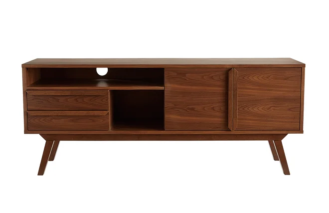 Vintage-TV-Möbel Nussbaum L160 cm VOLVER