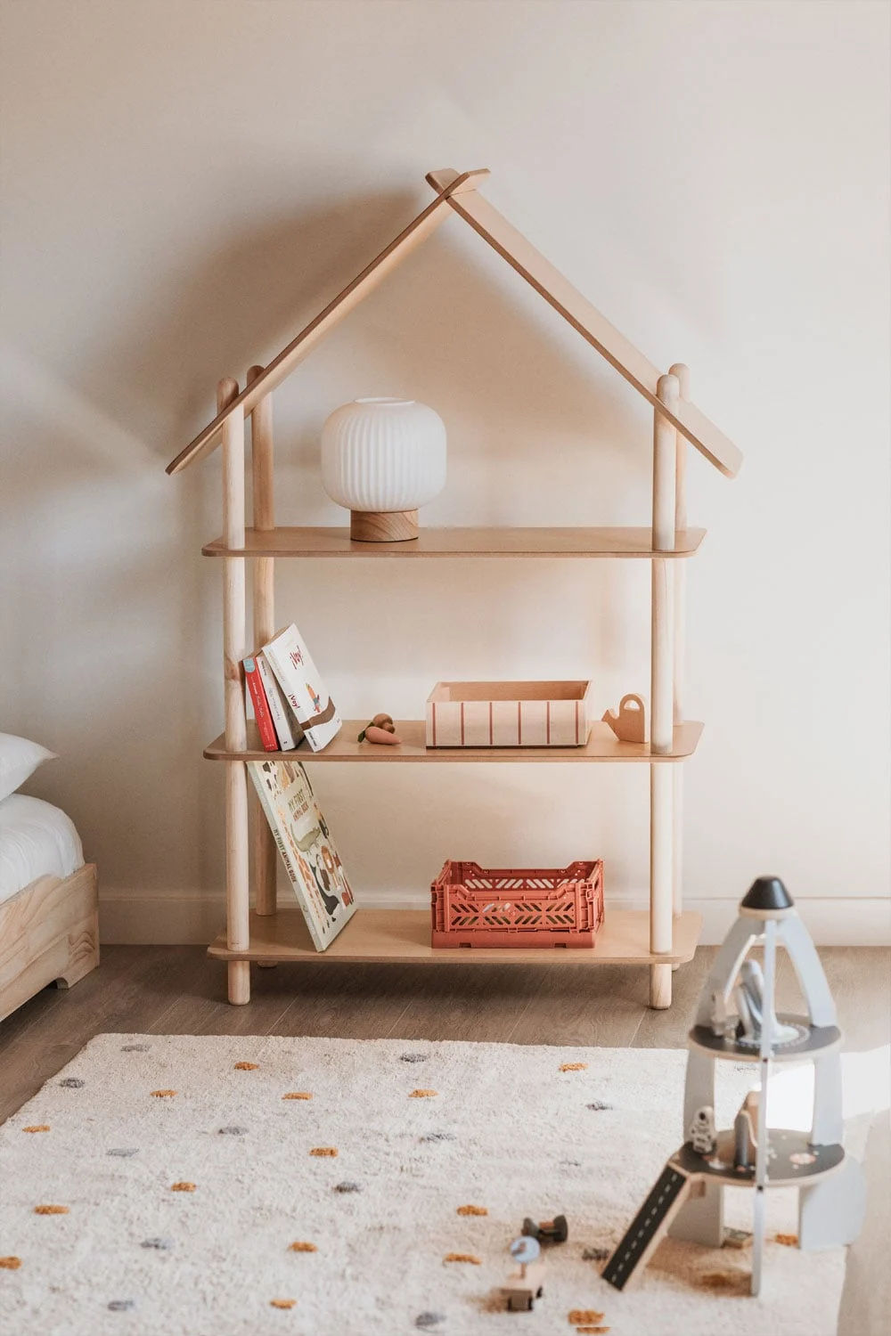 Regal Zita Kids mit 3 Regalböden aus Holz